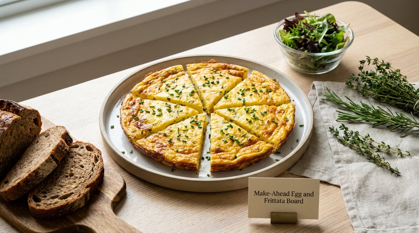 Make-Ahead Egg and Frittata Board