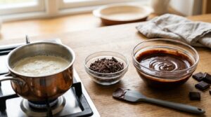 how to make chocolate ganache for desserts