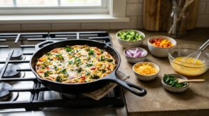 how to make a frittata with leftover vegetables