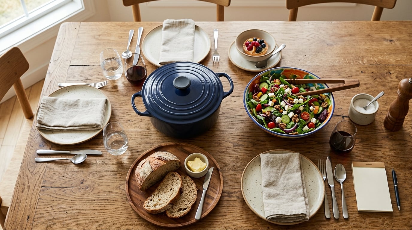 how to plan a dinner party menu a week ahead