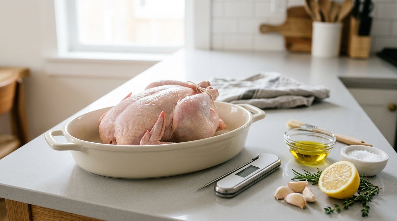 how to roast a whole chicken for beginners
