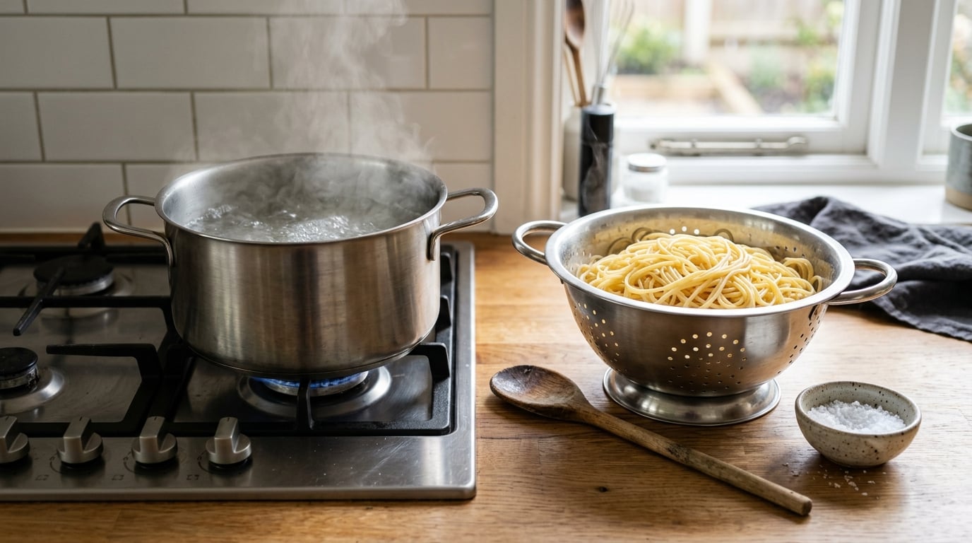 how to cook pasta so it does not stick
