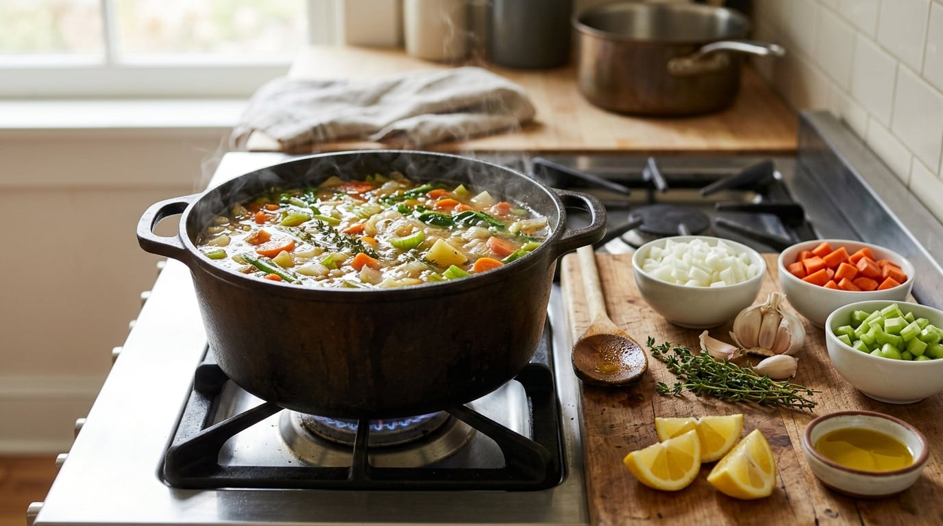 how to build flavor in a soup base