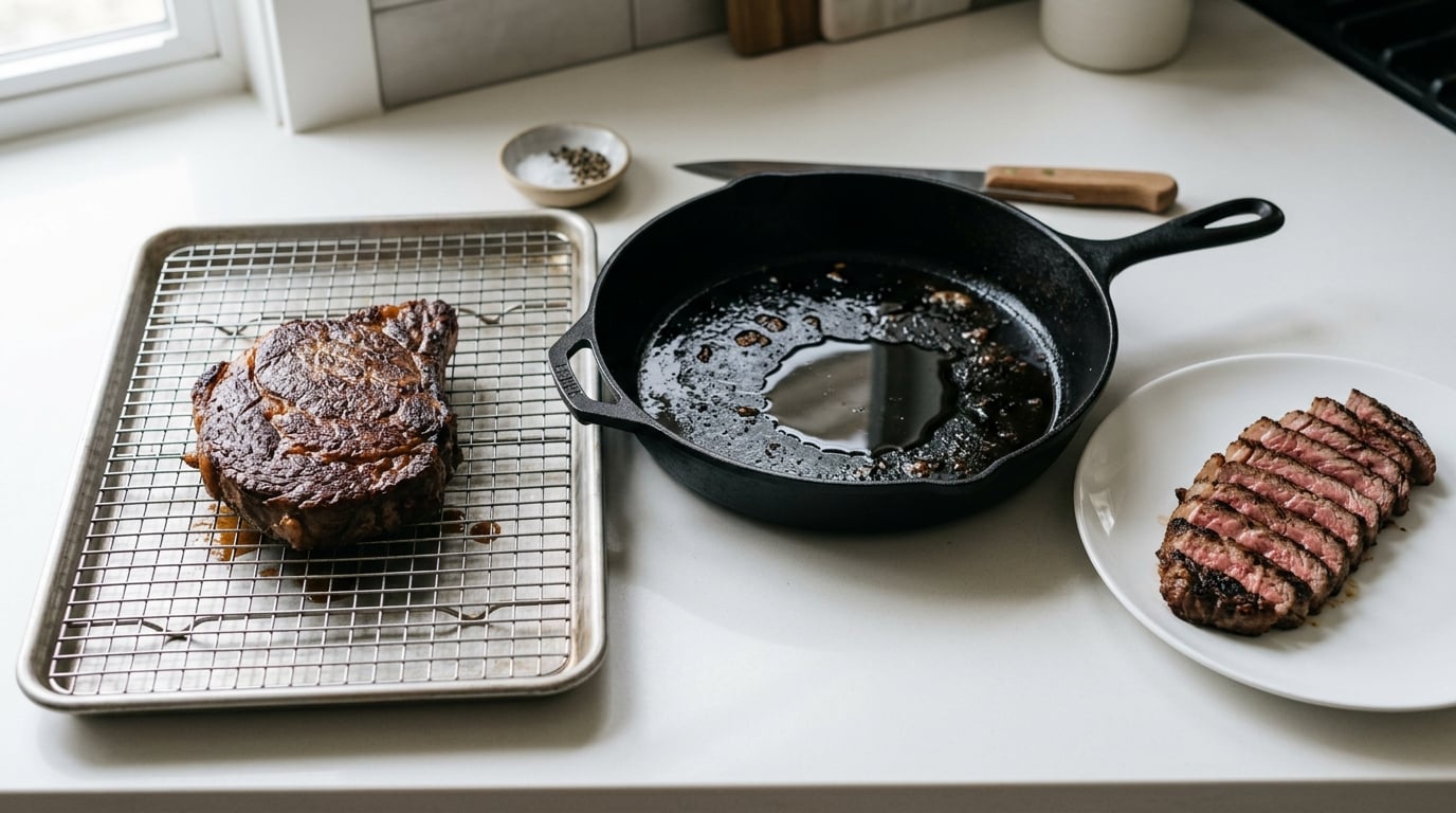 how to reheat steak without overcooking it