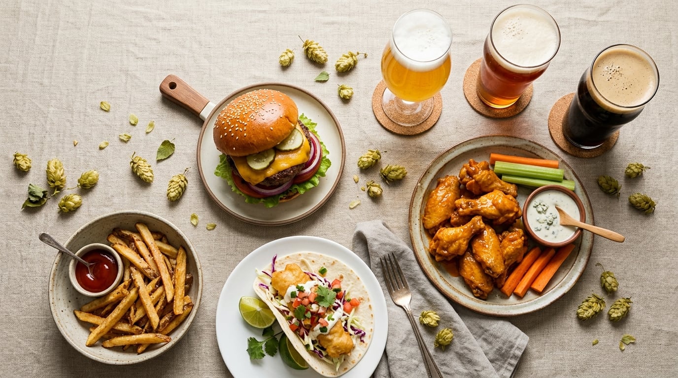 how to pair beer with food