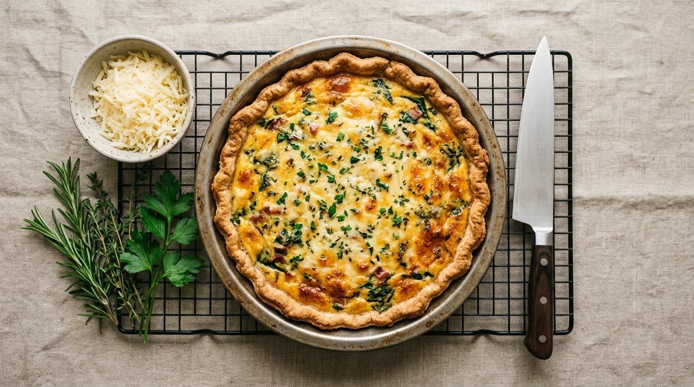how to make quiche with a flaky crust