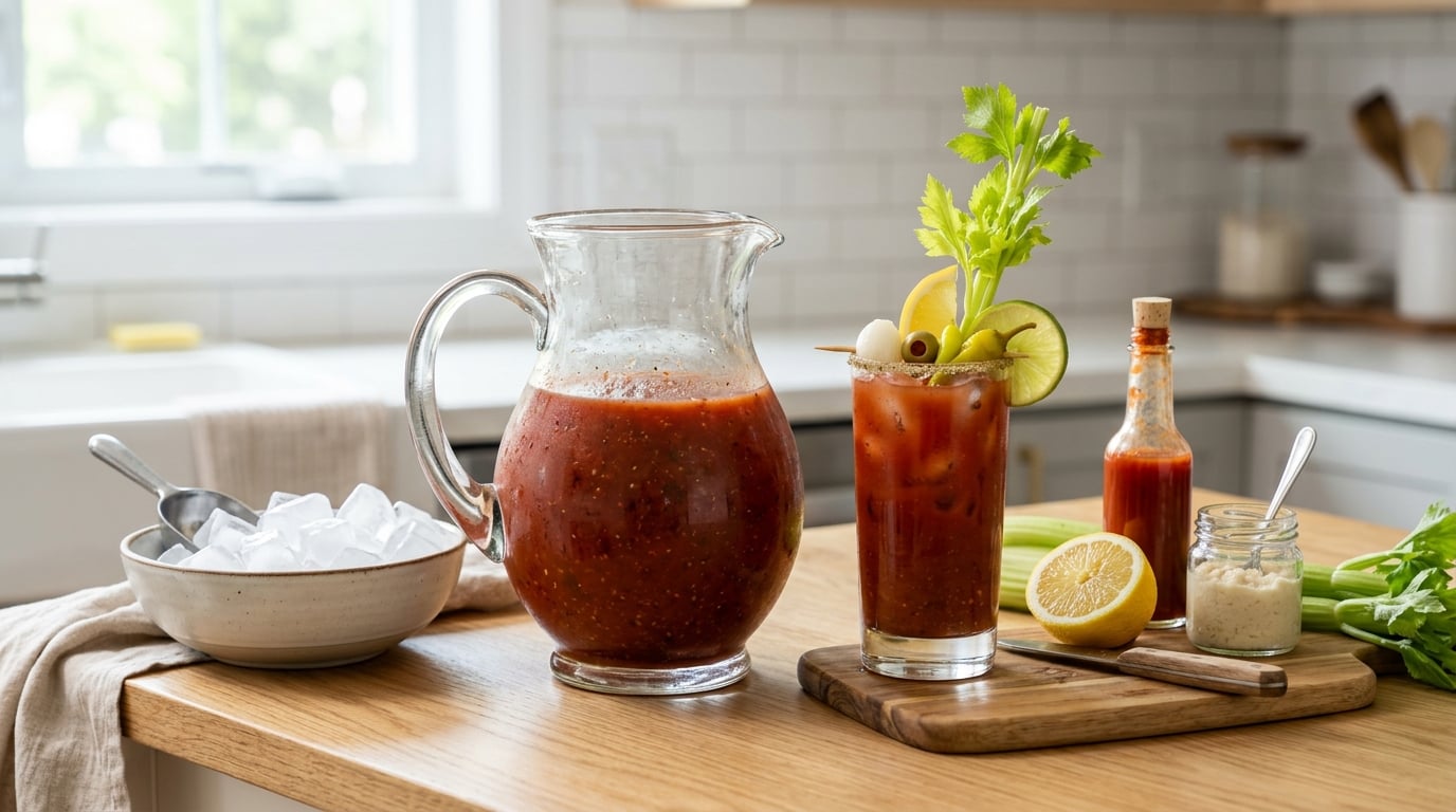 how to make bloody mary mix from scratch