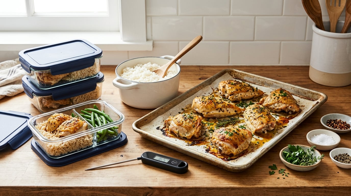 how to batch cook proteins for the week