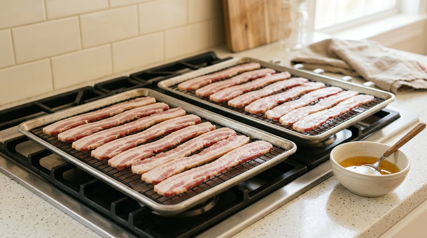 how to cook bacon in the oven for a crowd