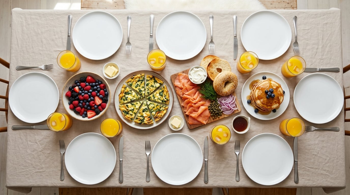 brunch menu ideas for six guests