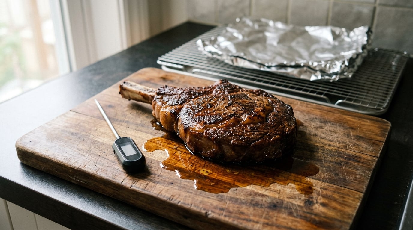 how to rest meat after cooking and why