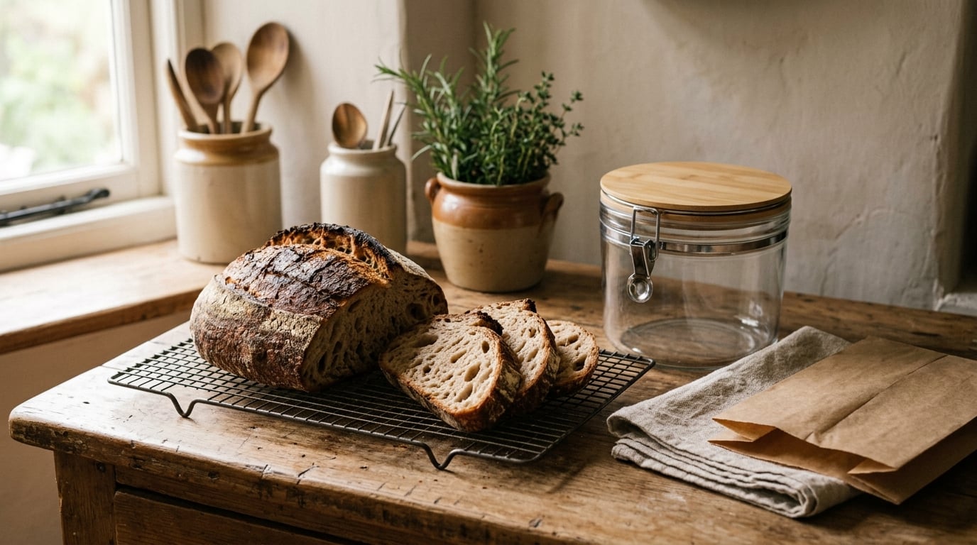 how to store homemade bread so it stays fresh