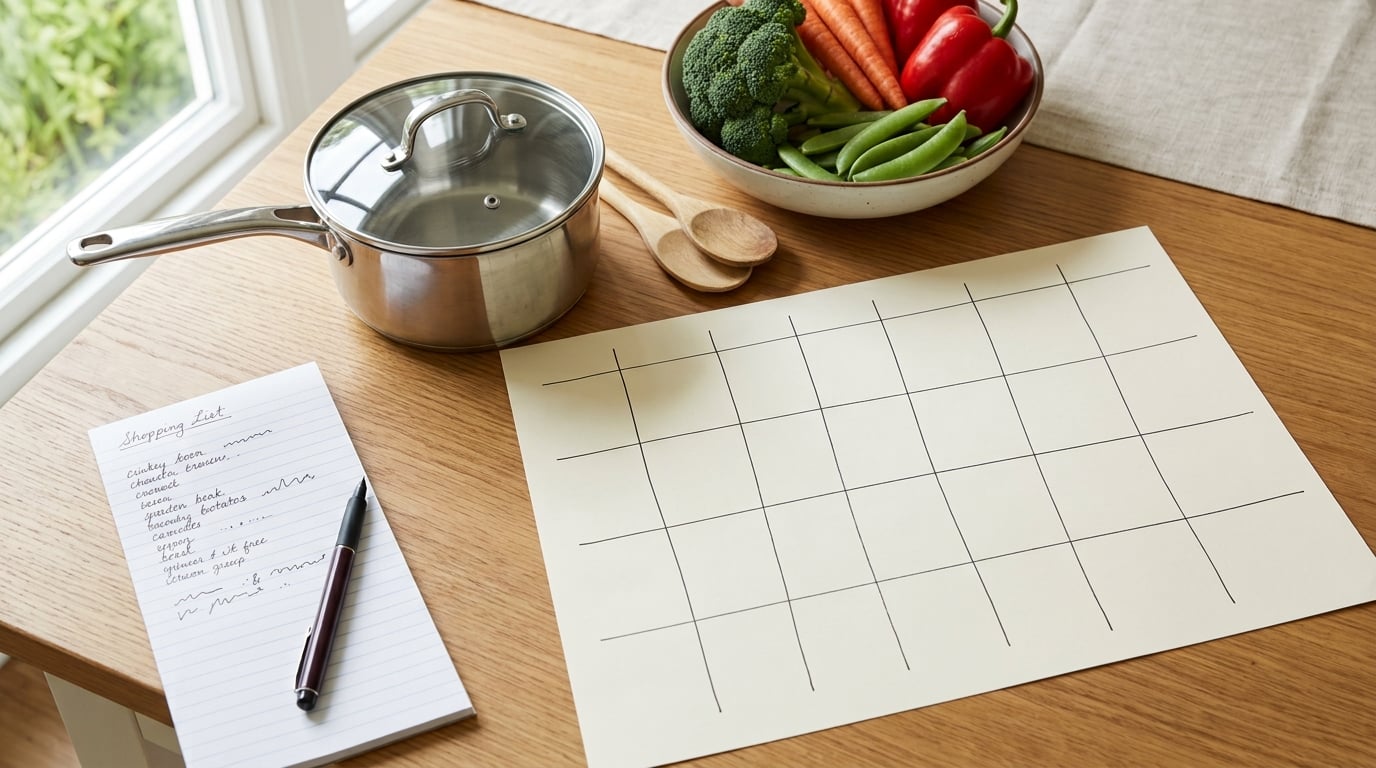 how to plan weeknight dinners by day of the week