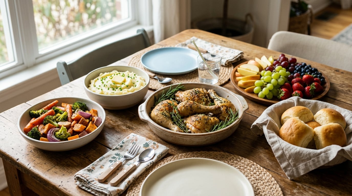how to make a kids menu for a dinner party