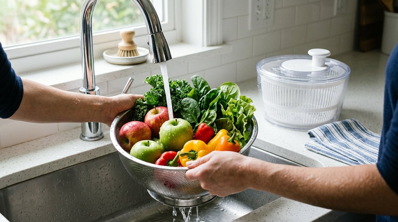 how to wash fruits and vegetables properly