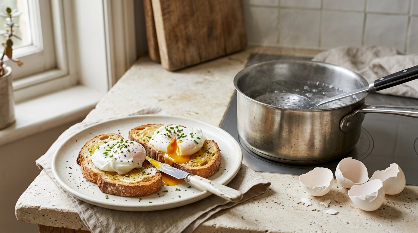 how to poach eggs perfectly for beginners