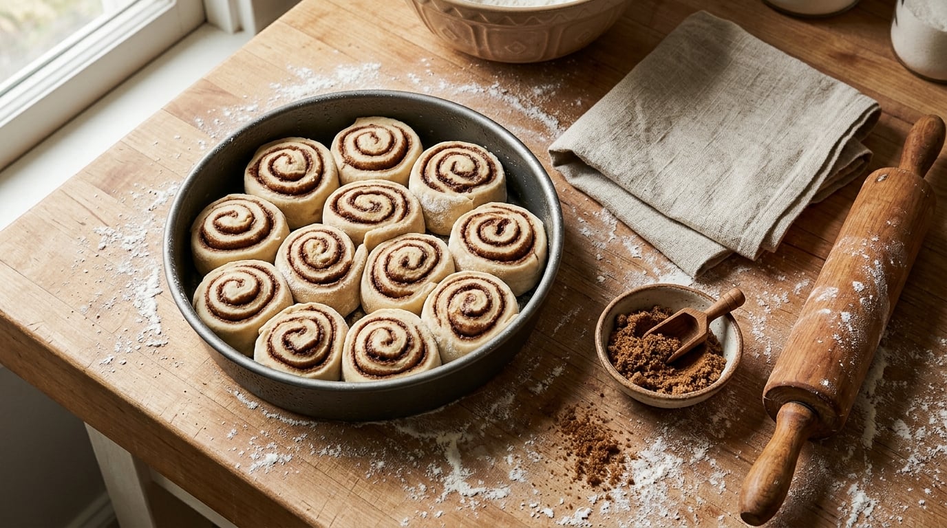 how to make cinnamon rolls the night before