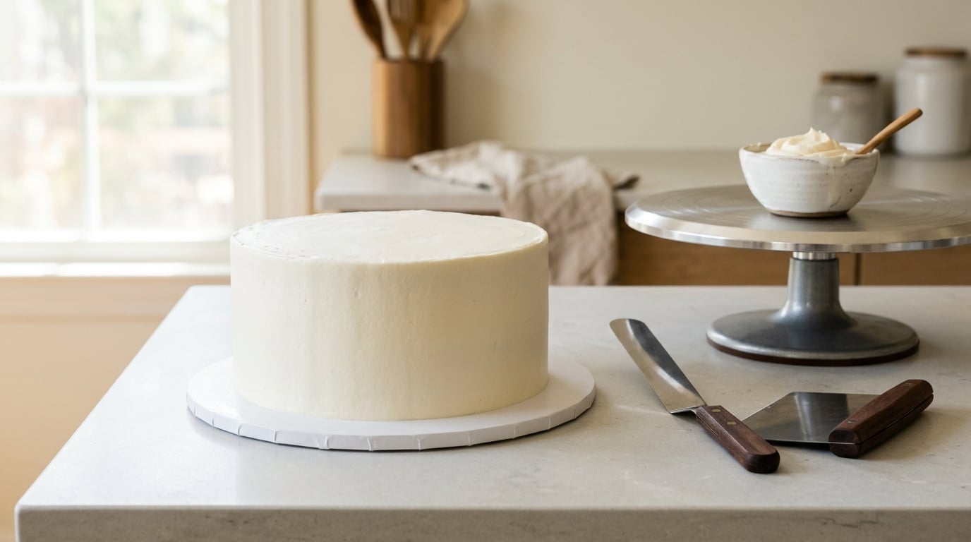 how to frost a cake smoothly for beginners