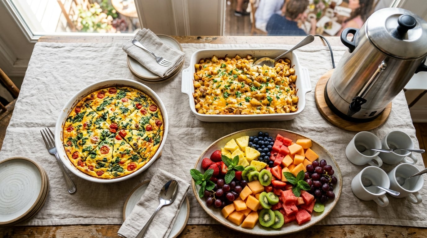 how to make brunch for a crowd without stress