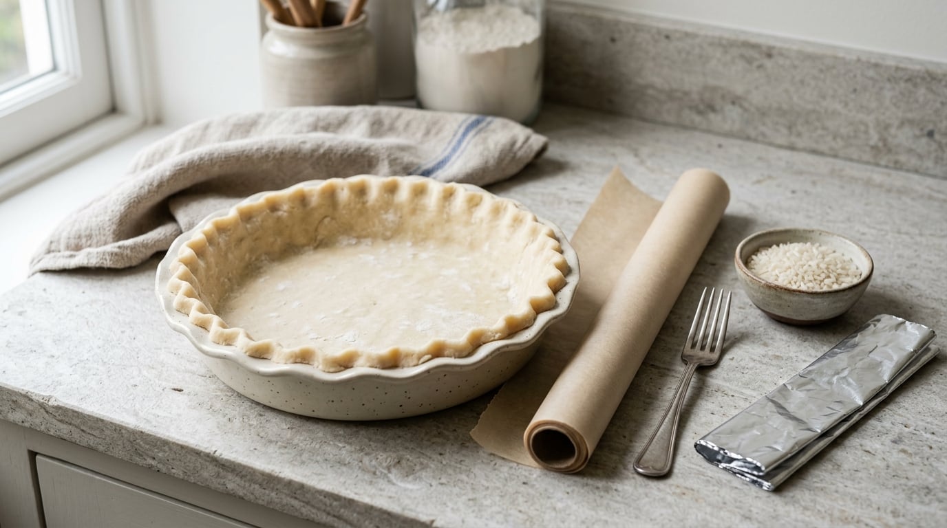 how to blind bake a pie shell