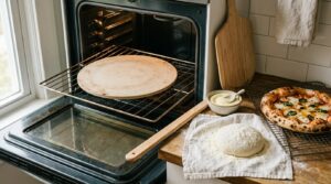 how to bake pizza on a stone in a home oven