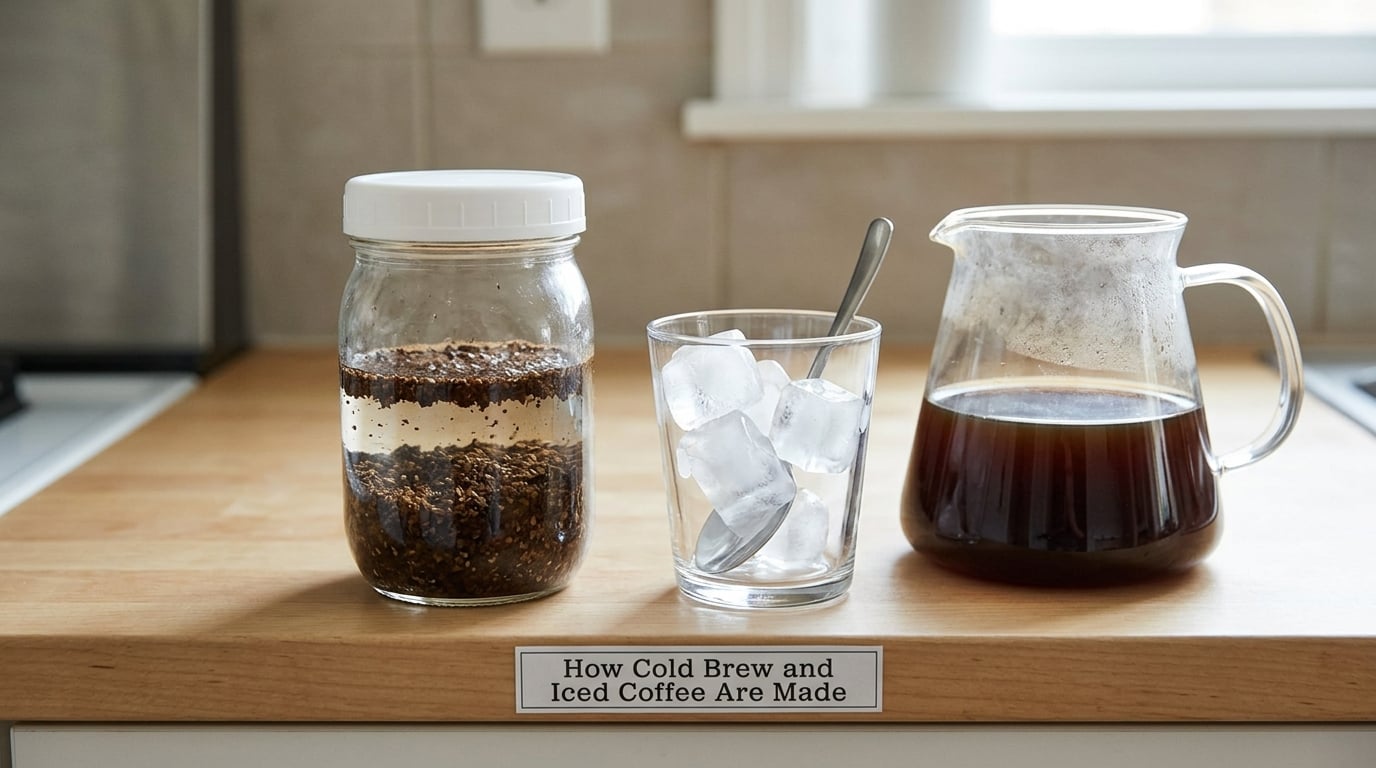 How Cold Brew and Iced Coffee Are Made