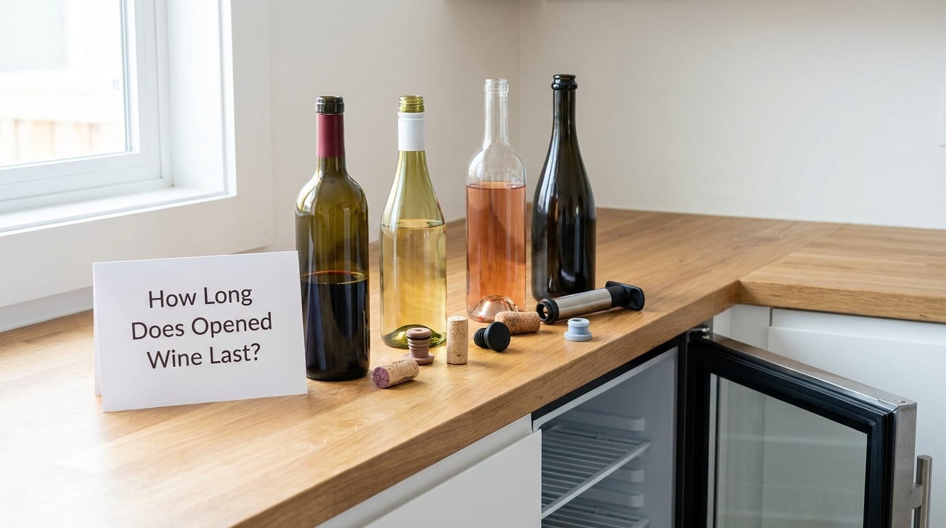 How Long Does Opened Wine Last?