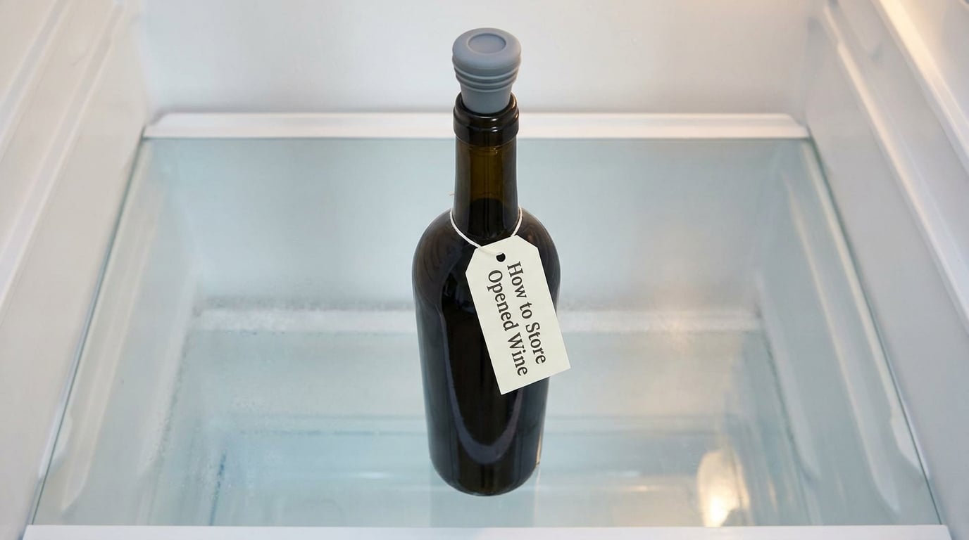 How to Store Opened Wine