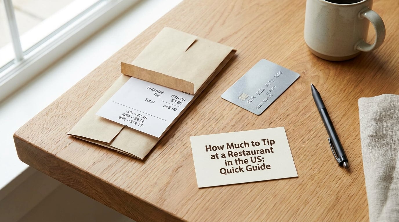 How Much to Tip at a Restaurant in the US: Quick Guide