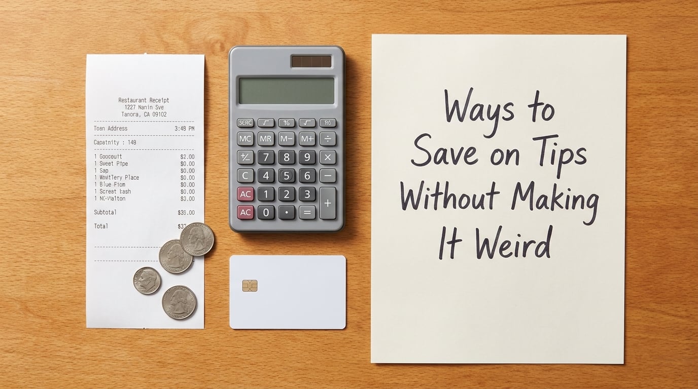 Ways to Save on Tips Without Making It Weird