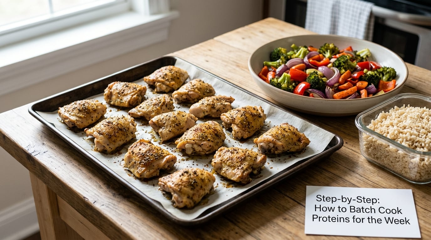Step-by-Step: How to Batch Cook Proteins for the Week
