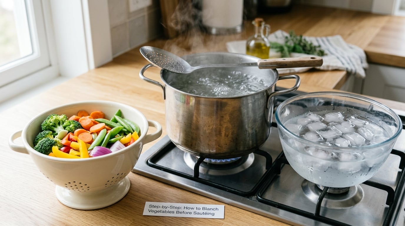 Step-by-Step: How to Blanch Vegetables Before Sautéing