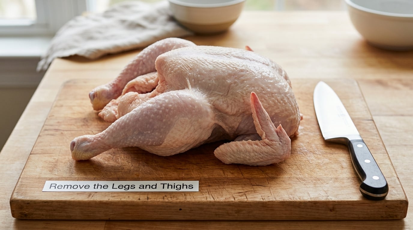Remove the Legs and Thighs