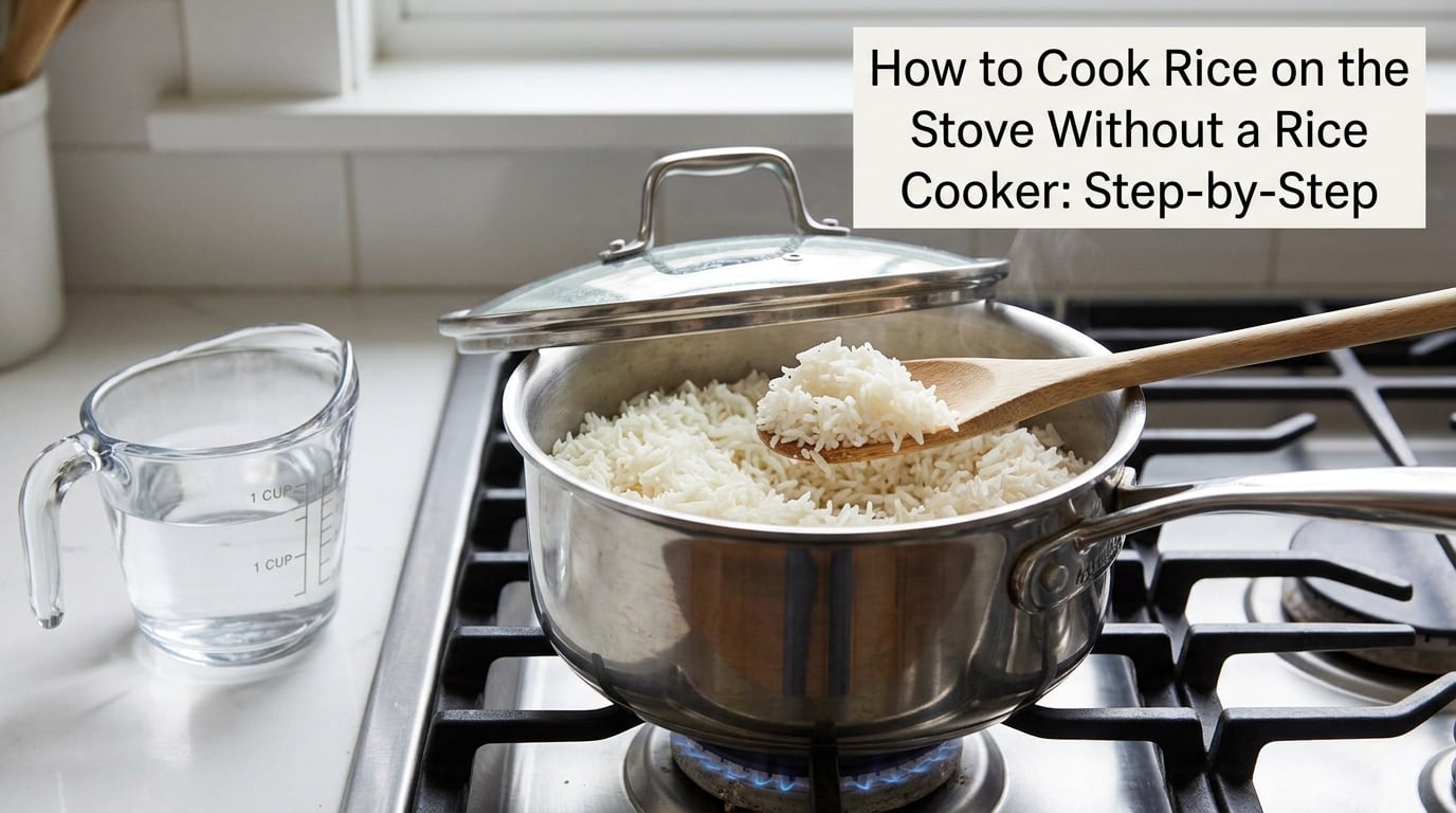 How to Cook Rice on the Stove Without a Rice Cooker: Step-by-Step