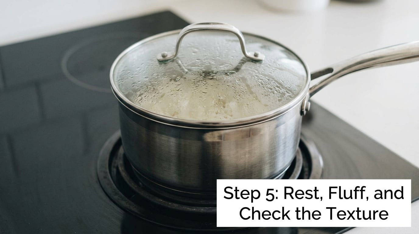 Step 5: Rest, Fluff, and Check the Texture