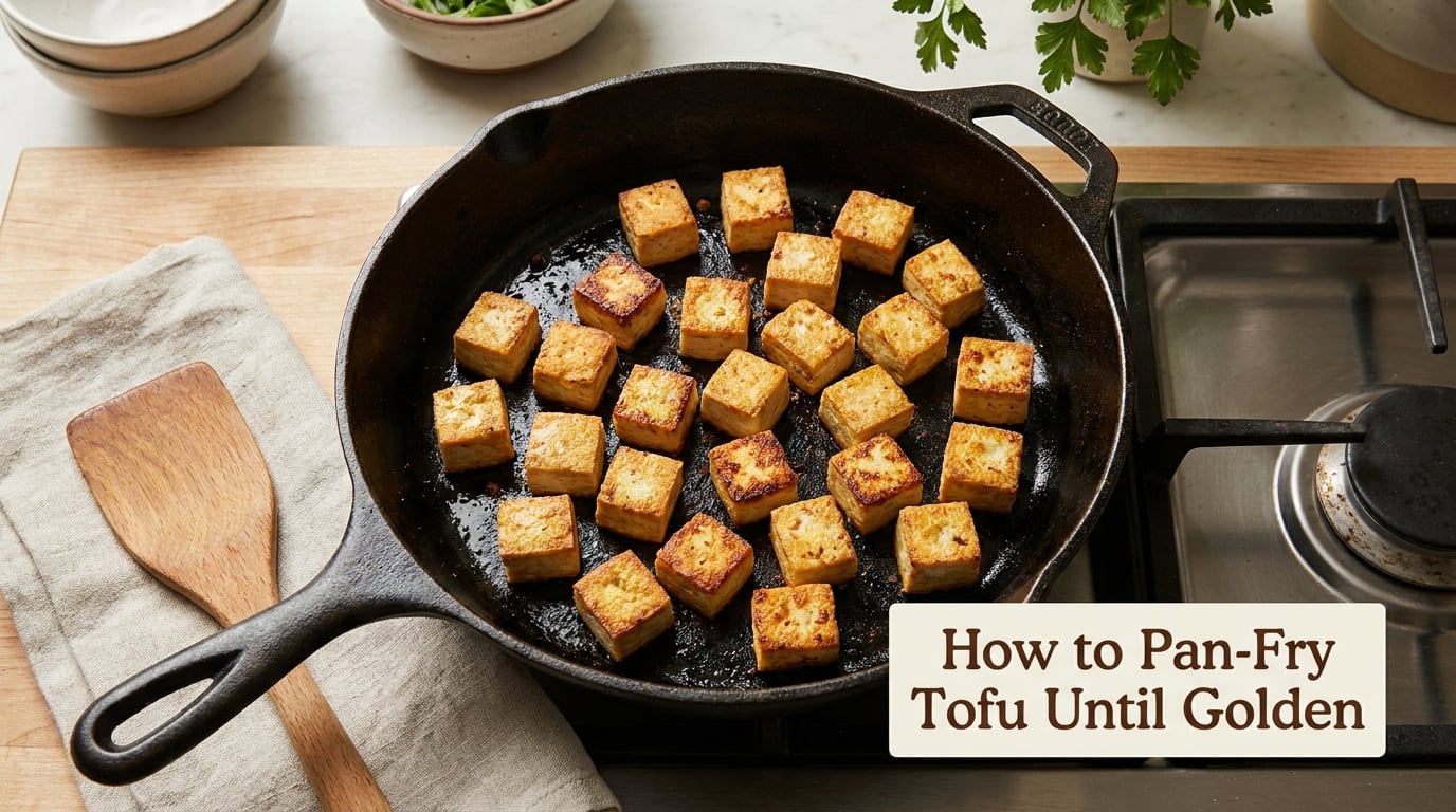 How to Pan-Fry Tofu Until Golden