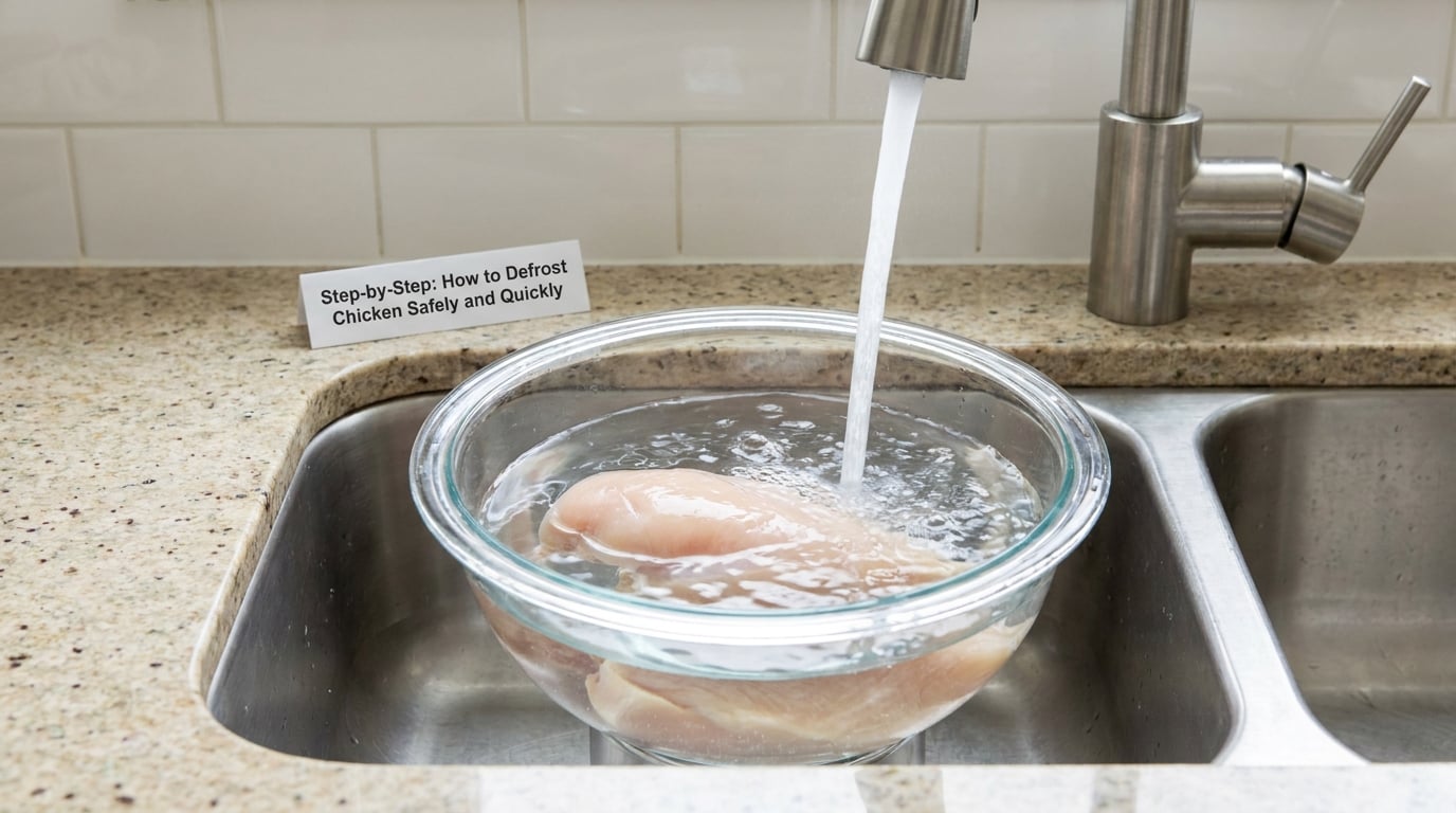 Step-by-Step: How to Defrost Chicken Safely and Quickly