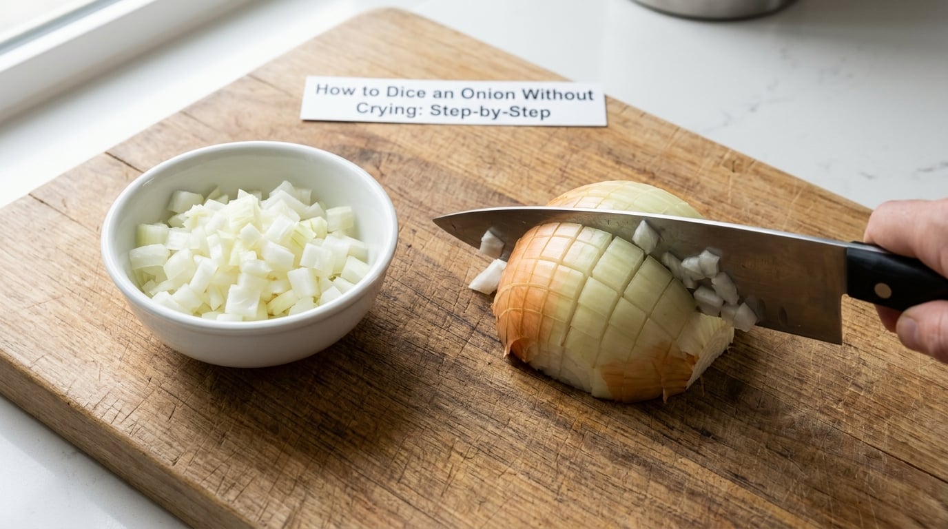 How to Dice an Onion Without Crying: Step-by-Step