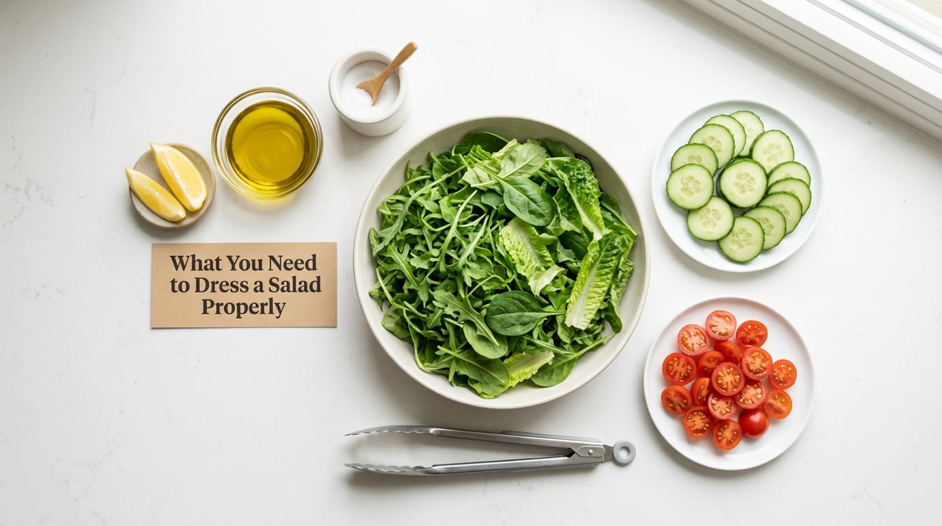 What You Need to Dress a Salad Properly