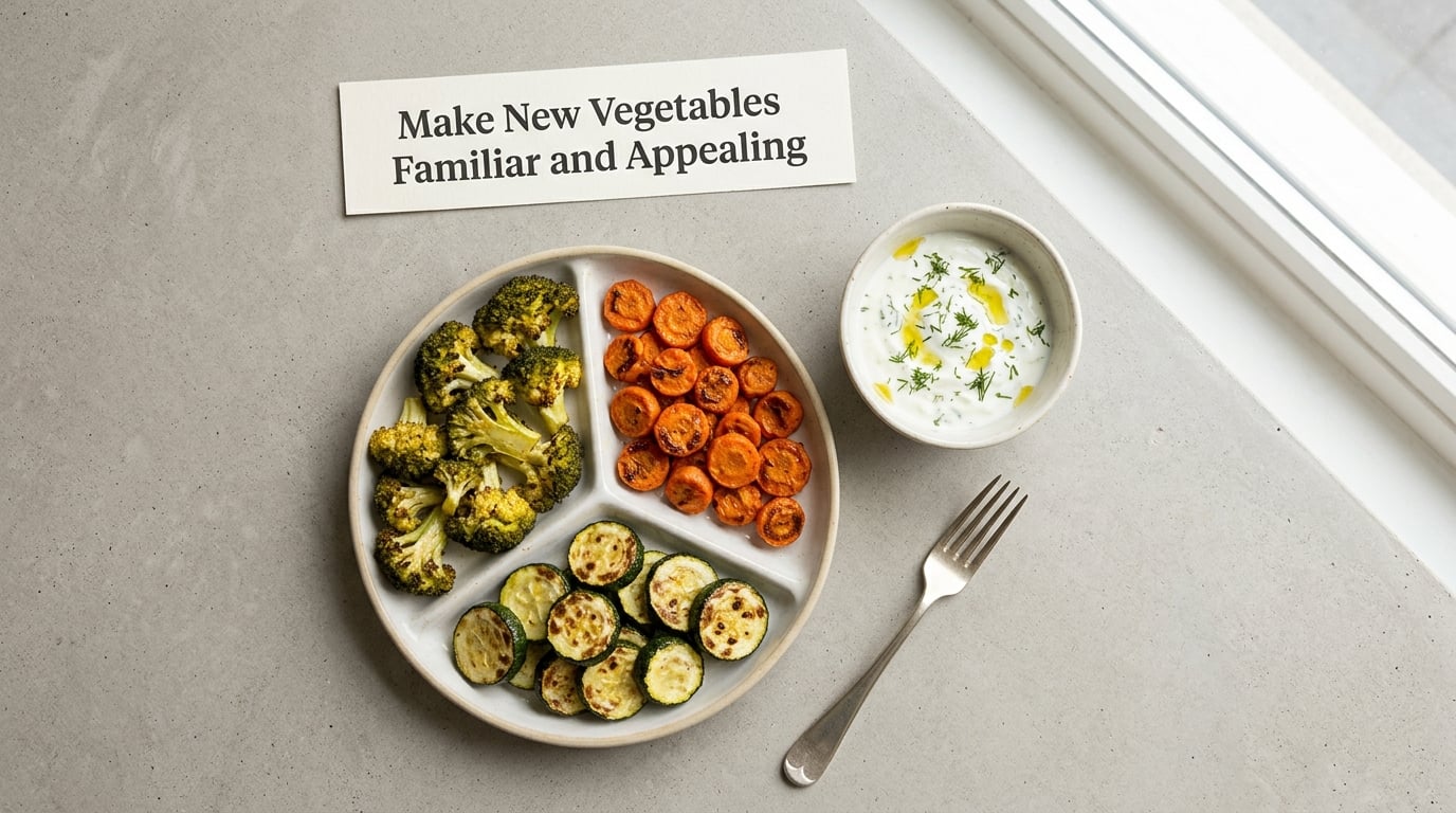 Make New Vegetables Familiar and Appealing