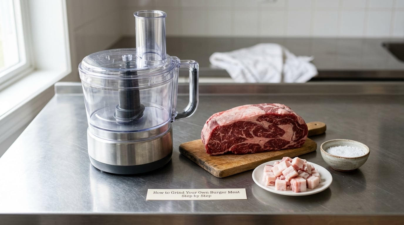 How to Grind Your Own Burger Meat Step by Step