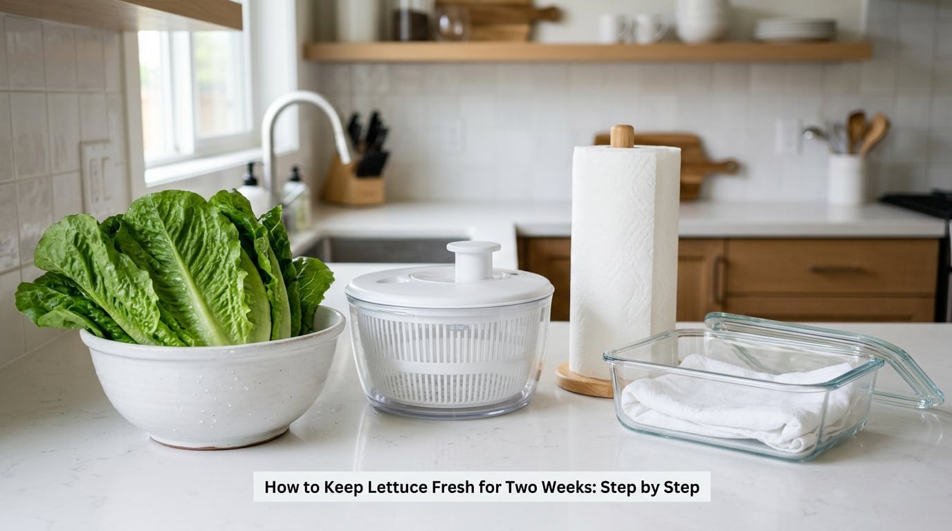 How to Keep Lettuce Fresh for Two Weeks: Step by Step