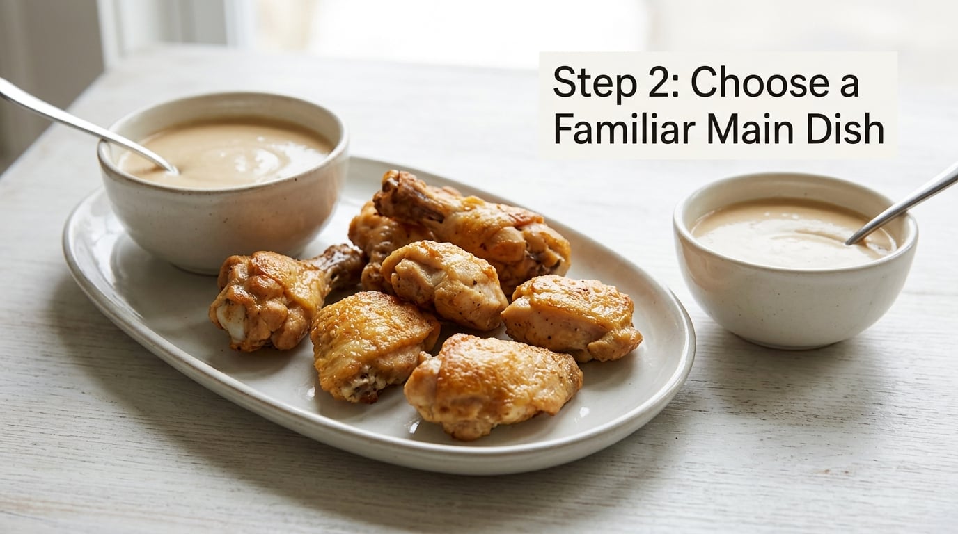 Step 2: Choose a Familiar Main Dish
