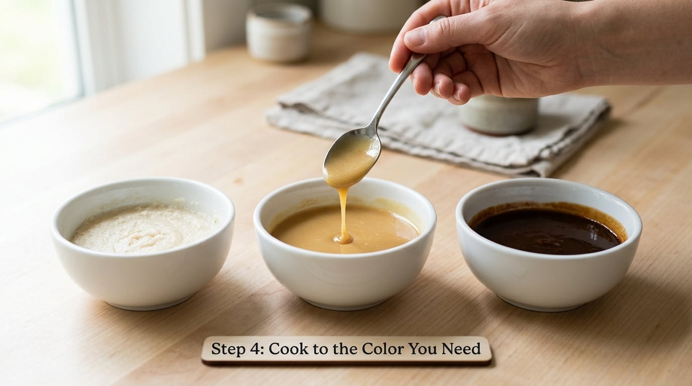 Step 4: Cook to the Color You Need