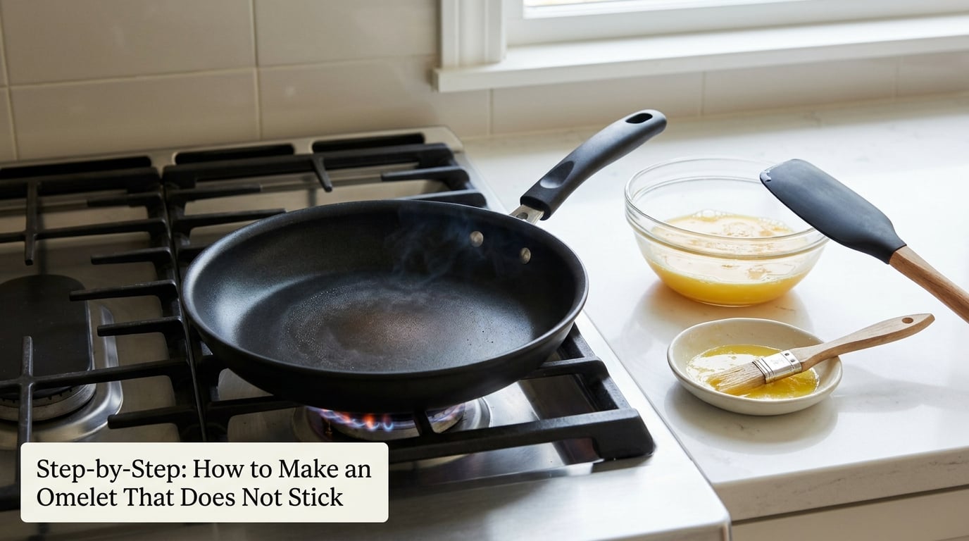 Step-by-Step: How to Make an Omelet That Does Not Stick