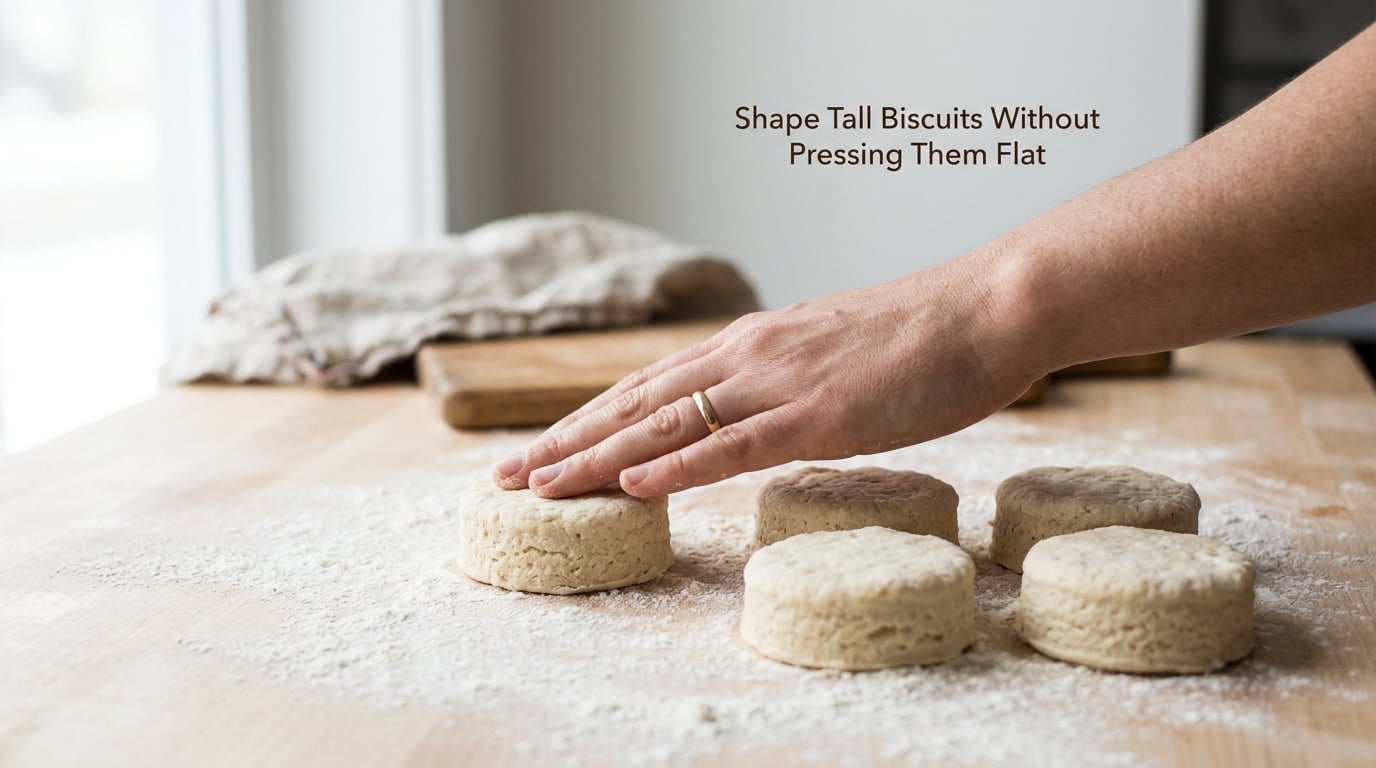 Shape Tall Biscuits Without Pressing Them Flat