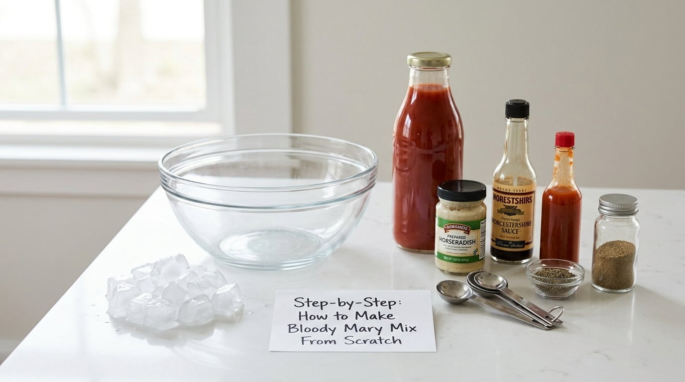 Step-by-Step: How to Make Bloody Mary Mix From Scratch