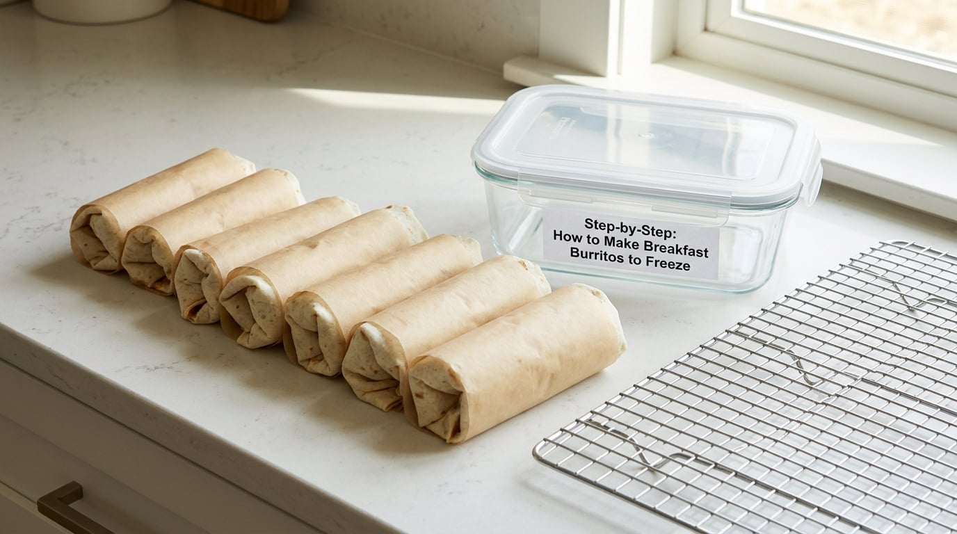 Step-by-Step: How to Make Breakfast Burritos to Freeze