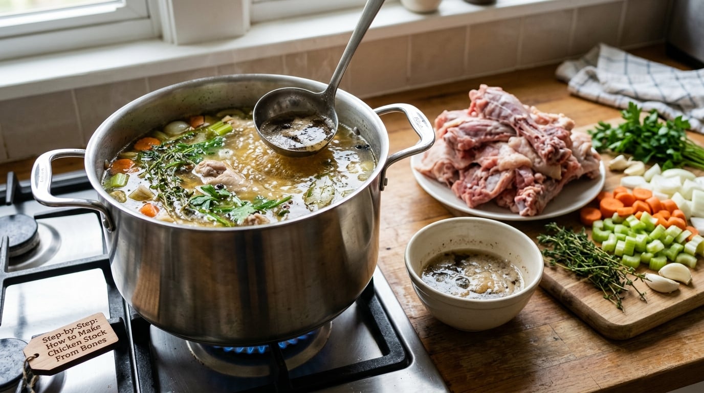 Step-by-Step: How to Make Chicken Stock From Bones