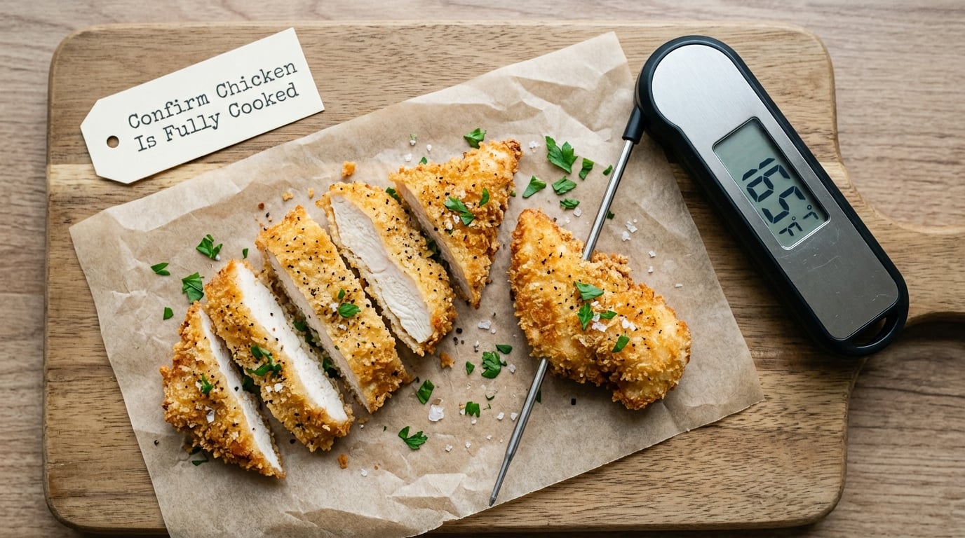 Confirm Chicken Is Fully Cooked